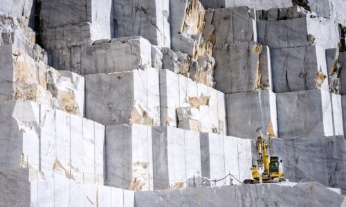 Marble quarry in Carrara. Italy