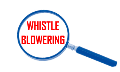 whistle blowering en